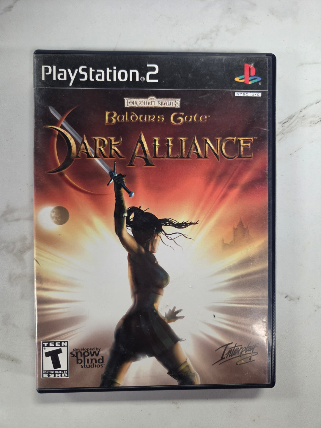 Baldur's Gate: Dark Alliance - PS2 CASE & MANUAL ONLY CO82626
