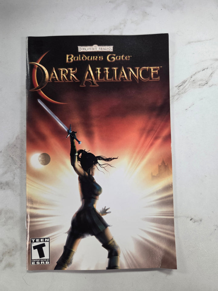 Baldur's Gate: Dark Alliance - PS2 CASE & MANUAL ONLY CO82626