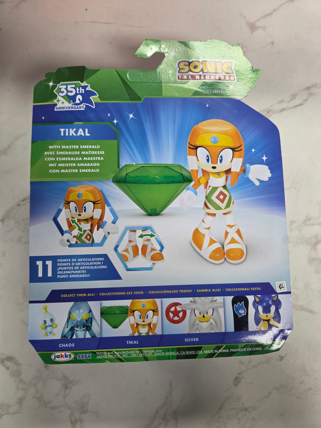 NEW JAKKS Sonic the Hedgehog 35th Anniversary - Tikal 4" Figure NT82826