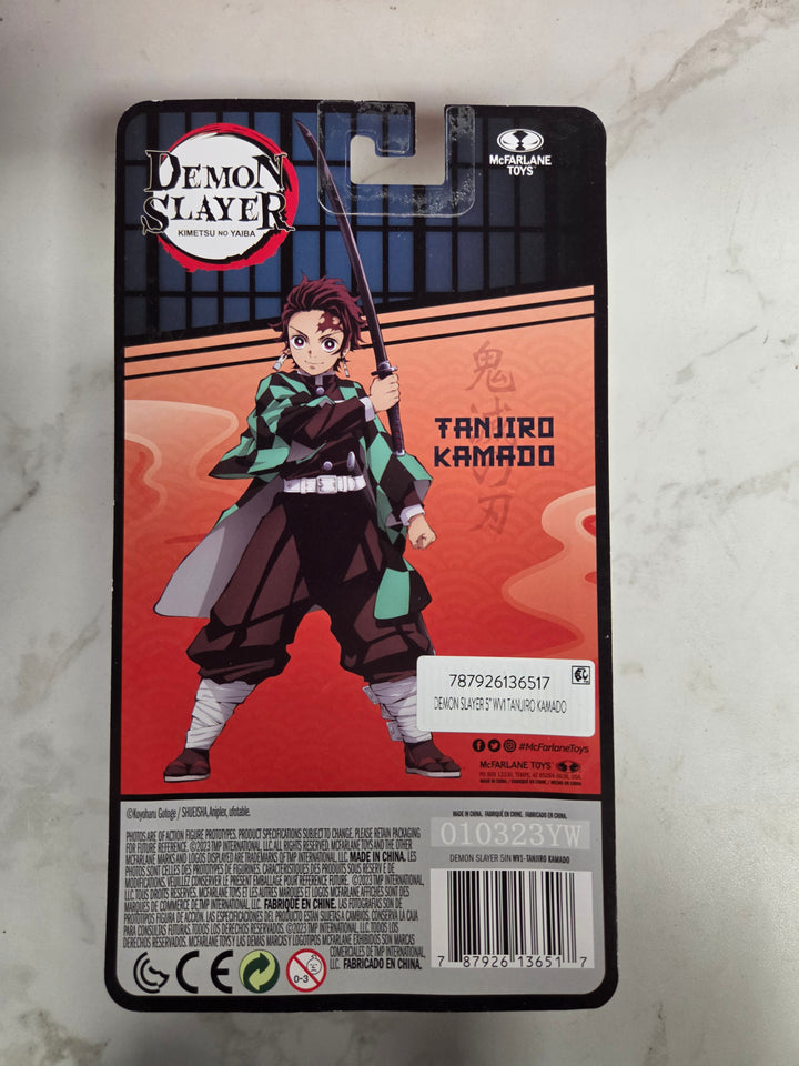 NEW McFarlane Demon Slayer: Tanjiro Kamado 5" Action Figure NT82826
