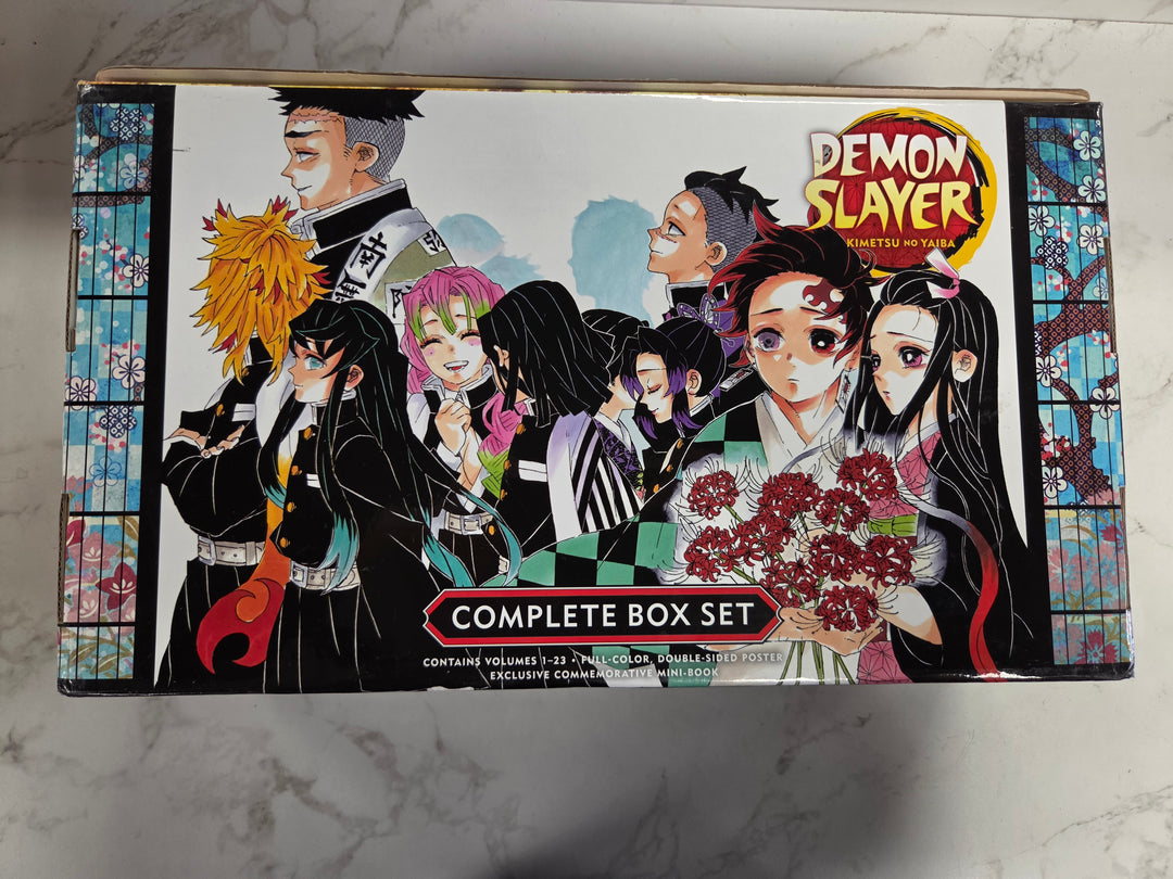 Demon Slayer Complete Box Set (Contains Volumes 1-23 English with Double Sided Poster & Mini-Book) UG82826