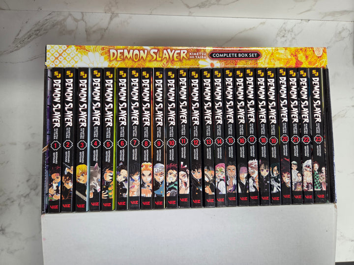 Demon Slayer Complete Box Set (Contains Volumes 1-23 English with Double Sided Poster & Mini-Book) UG82826