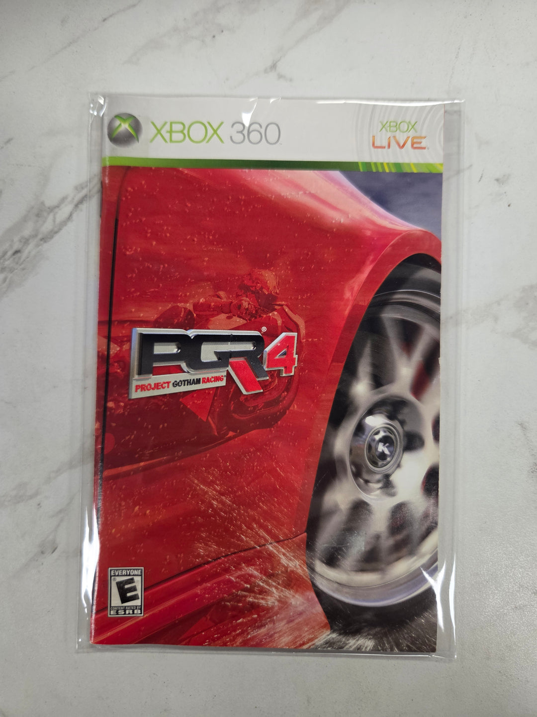 Project Gotham Racing 4 Xbox 360 MANUAL ONLY MO82826
