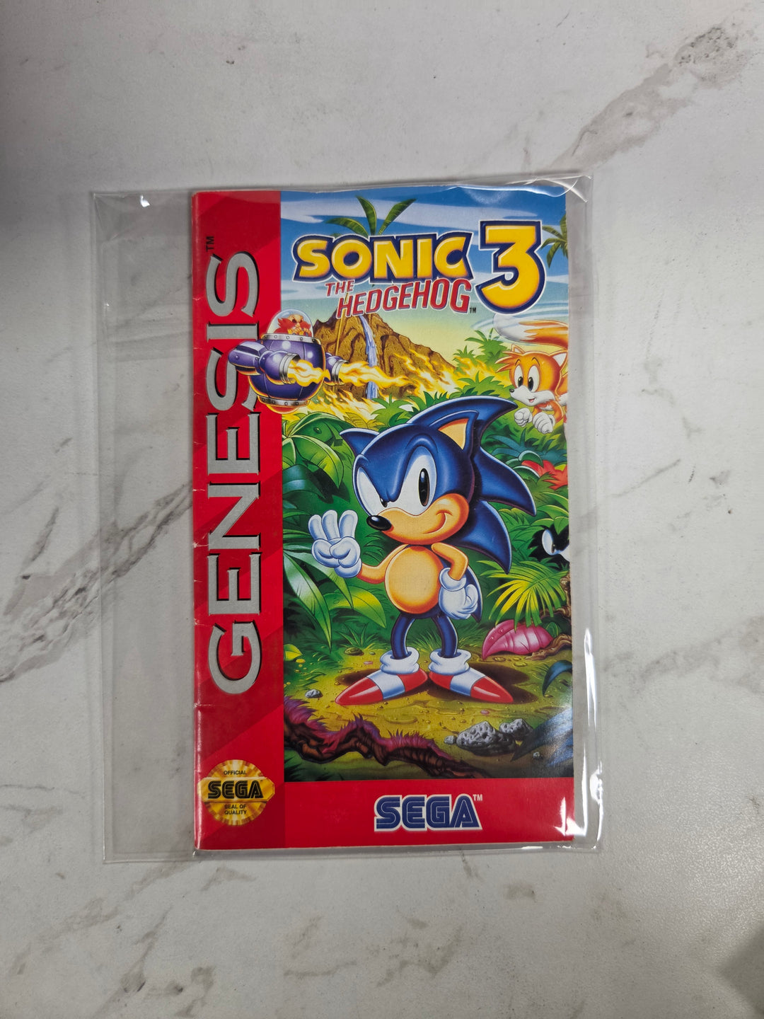Sonic the Hedgehog 3 Sega Genesis MANUAL ONLY MO82826