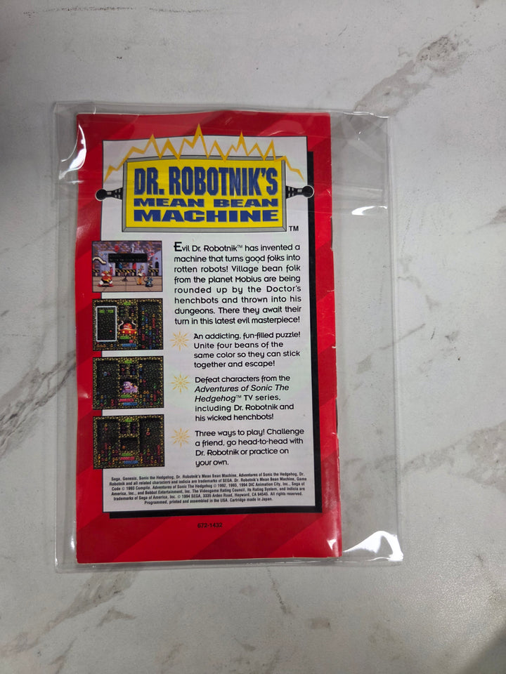 Sonic the Hedgehog 3 Sega Genesis MANUAL ONLY MO82826