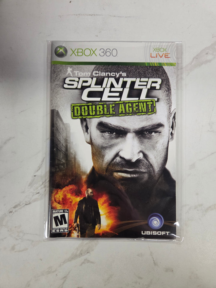 Splinter Cell: Double Agent Xbox 360 MANUAL ONLY MO82826