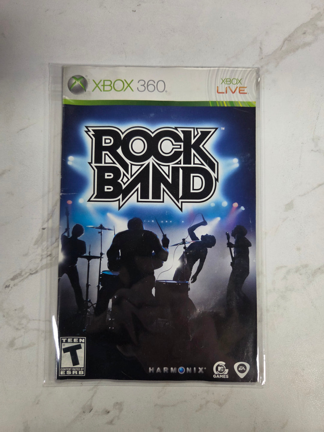 Rock Band Xbox 360 MANUAL ONLY MO82826