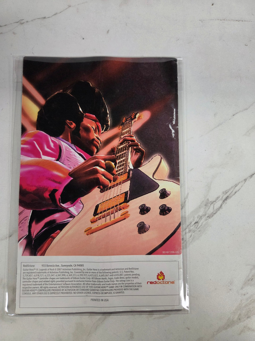 Guitar Hero III: Legends of Rock Wii MANUAL ONLY  MO282826