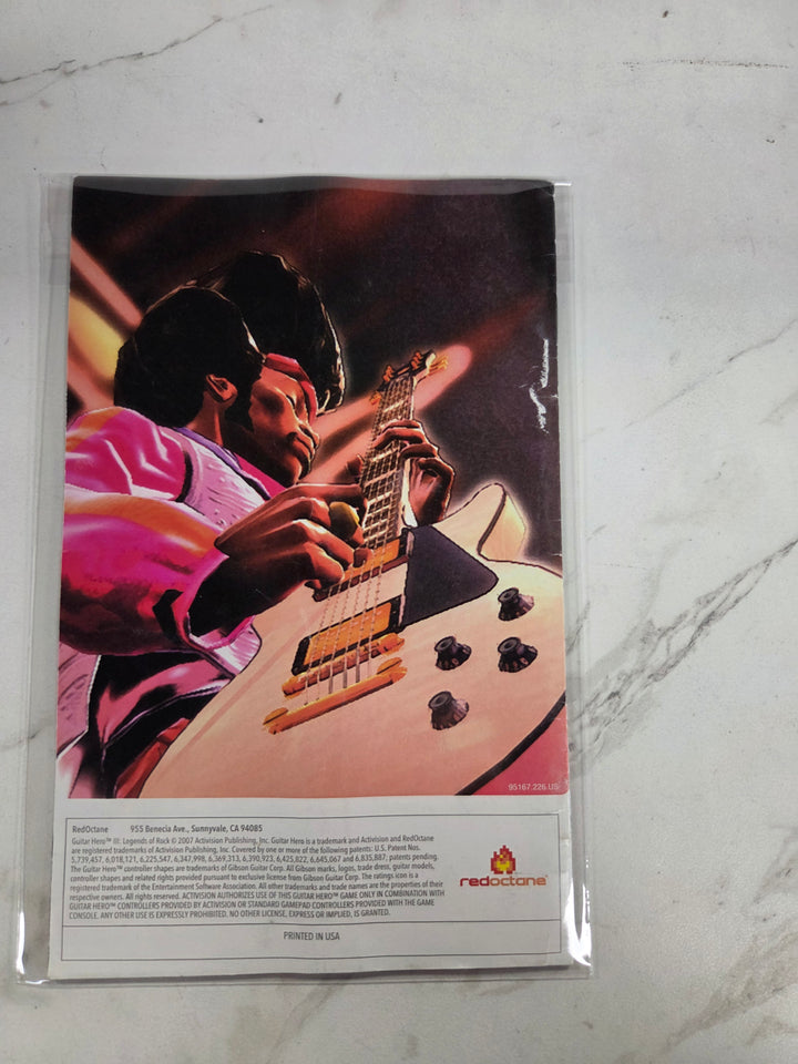 Guitar Hero III: Legends of Rock Wii MANUAL ONLY  MO282826