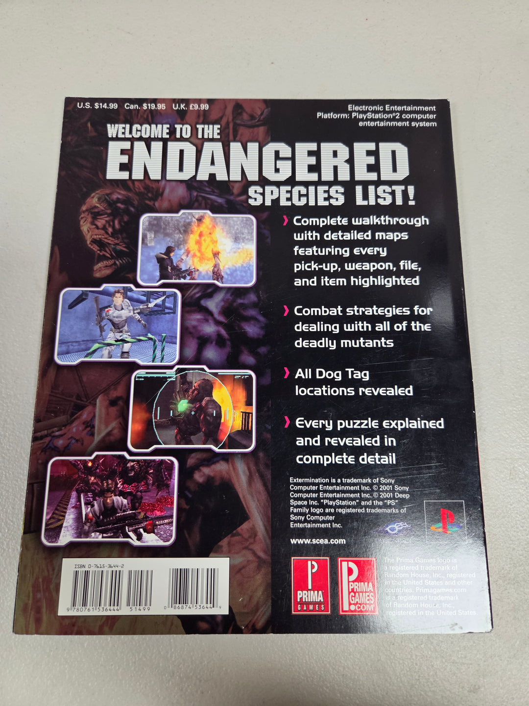 Extermination [Prima] - Strategy Guide ST82926