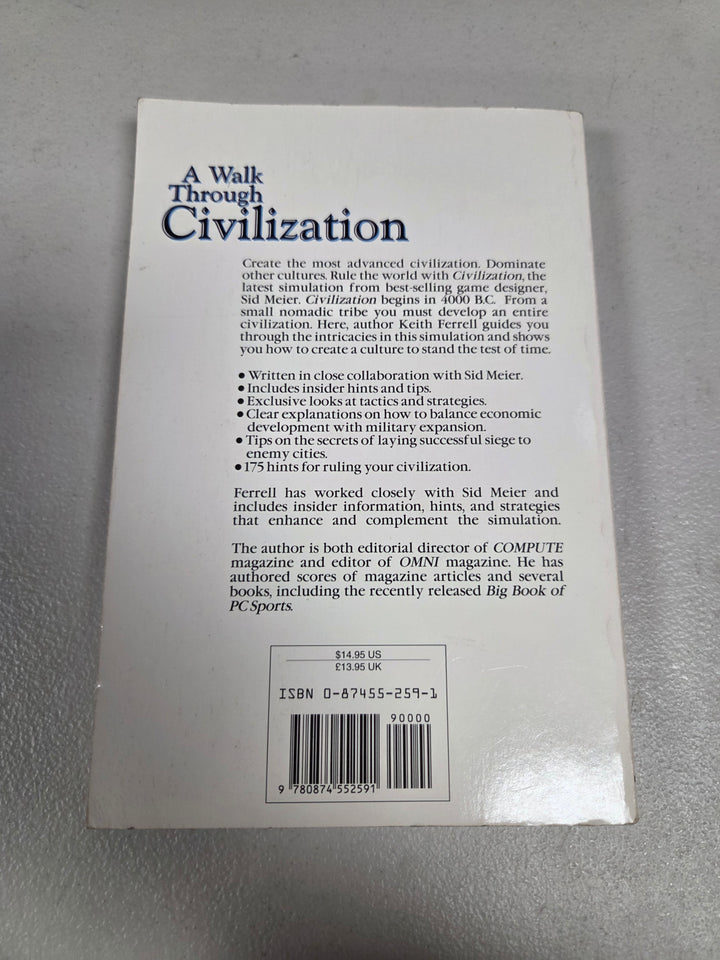 Official Guide to Sid Meier's Civilization - Strategy Guide ST82926