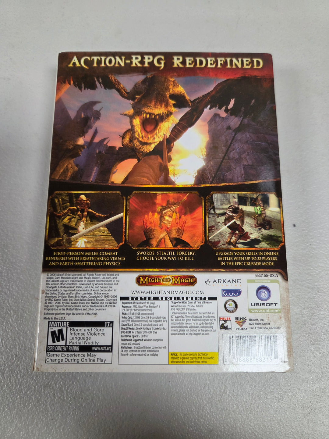 Dark Messiah: Might & Magic - PC DVD-ROM PC82926