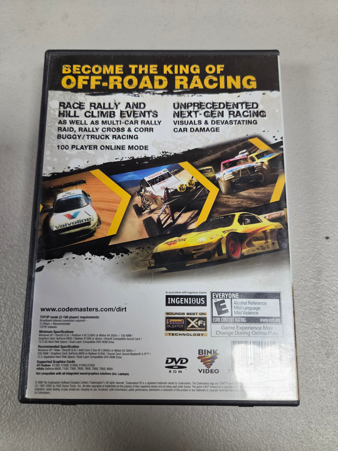 Dirt - PC DVD-ROM PC82926