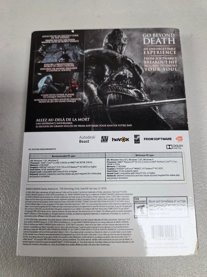 Dark Souls II (Collector's Edition Steelbook with Soundtrack/GAME CODE USED) - PC CO82926
