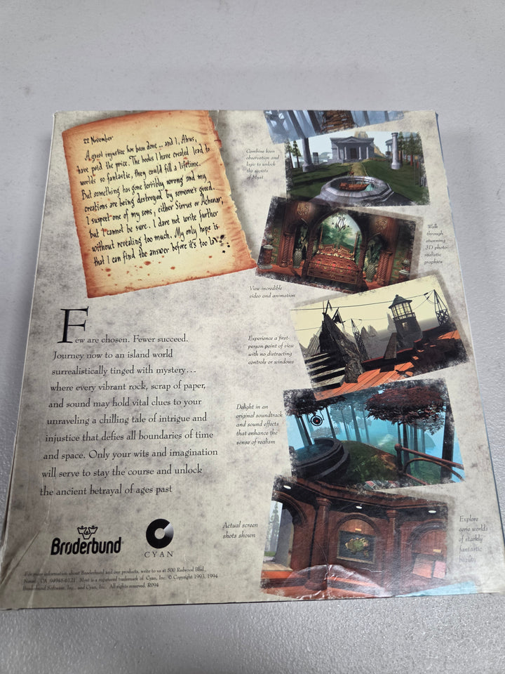 Myst (Big Box) - PC CD-ROM PC82926