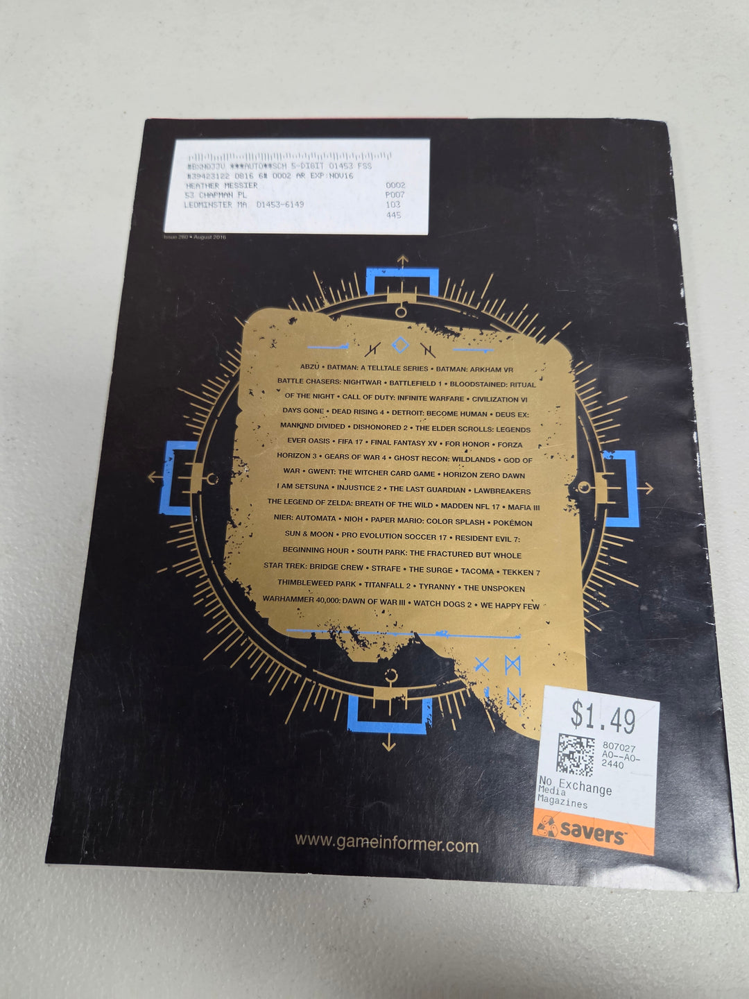 Game Informer Issue #280 ST82926