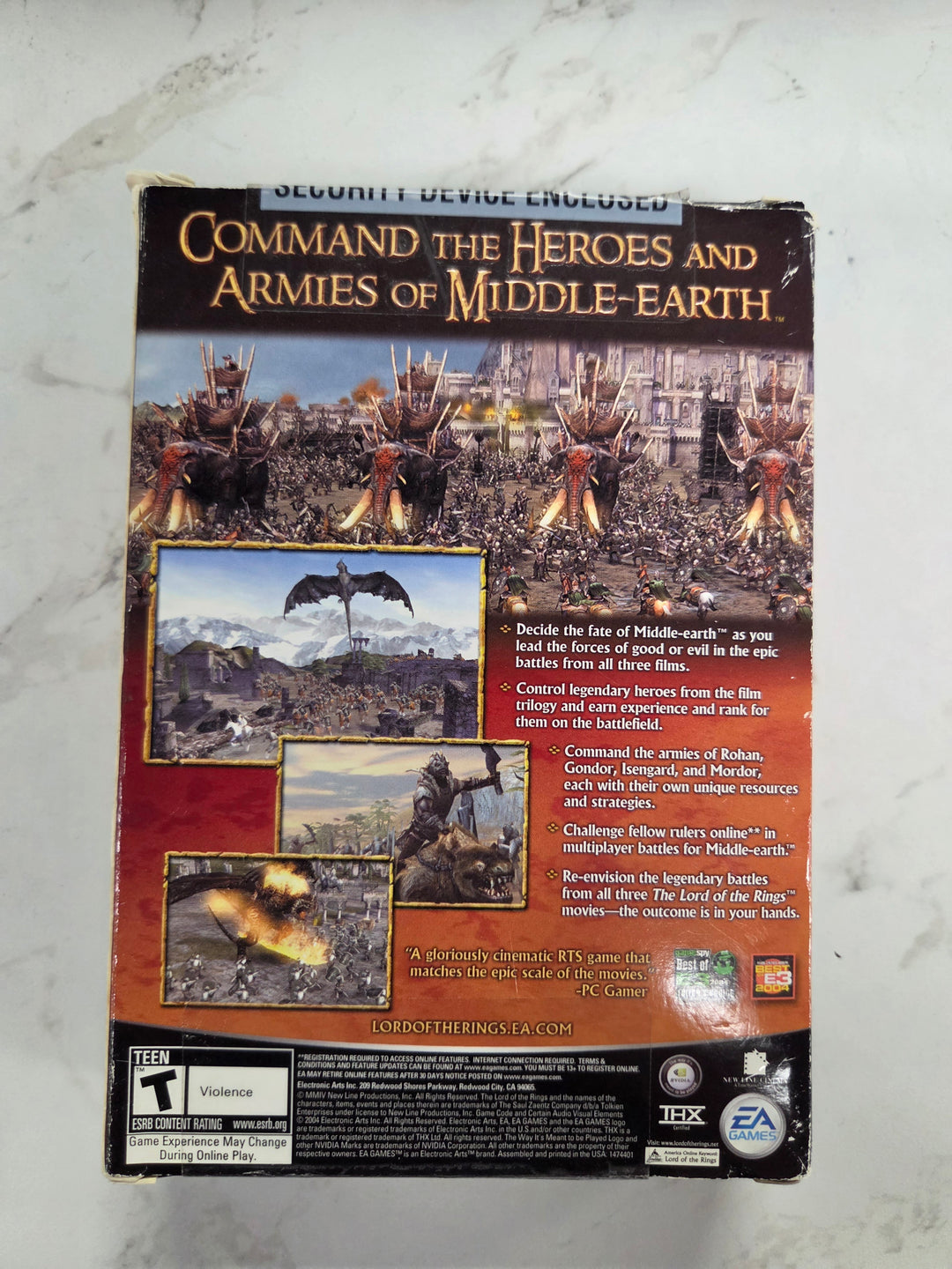 Lord of the Rings: The Battle for Middle-Earth - PC PC9126