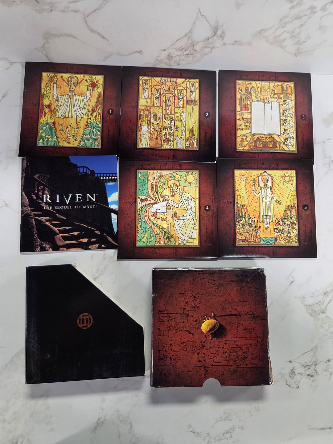 Riven The Sequel to Myst w/ slipcover Jewel Case  PC CD-ROM    PC8124