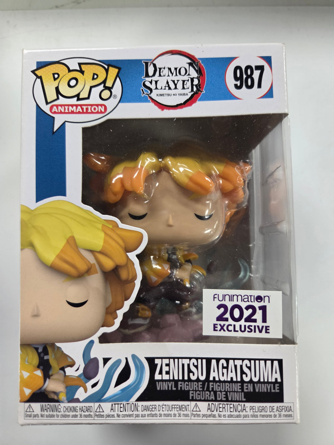Funko Pop! Zenitsu Agatsuma #987, Demon Slayer FP9226