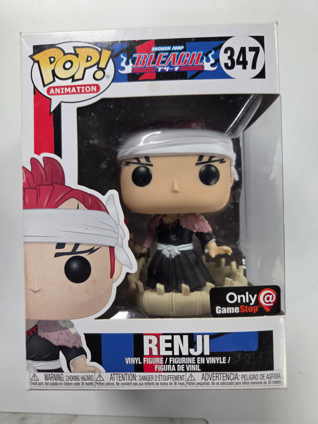 Funko Pop! Renji #347, Bleach. Renji Abarai. GameStop FP9226