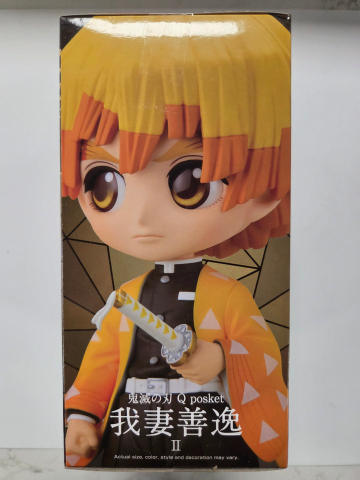 NEW Banpresto Q Posket Demon Slayer - Zenitsu Agetsuma Version A Figure NT9226