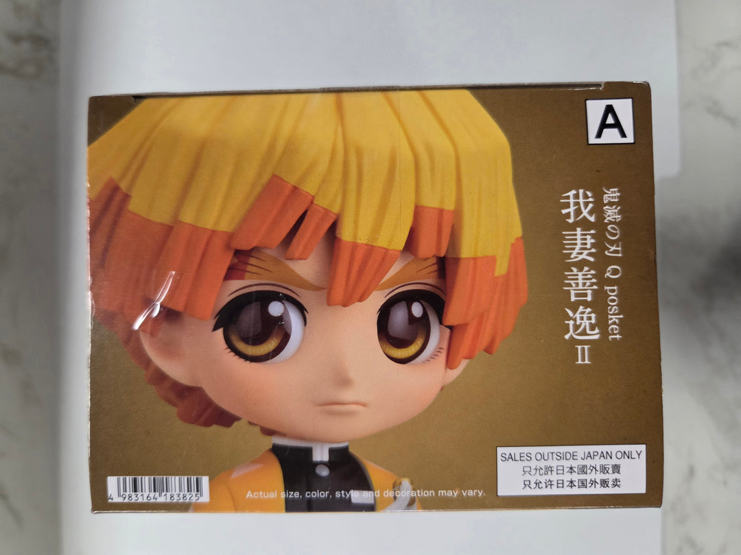 NEW Banpresto Q Posket Demon Slayer - Zenitsu Agetsuma Version A Figure NT9226