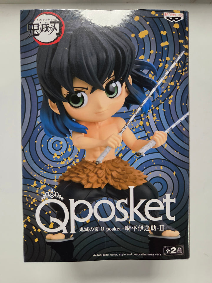 NEW Banpresto Q Posket Demon Slayer - Inosuke Hashibira II Version A Figure NT9226