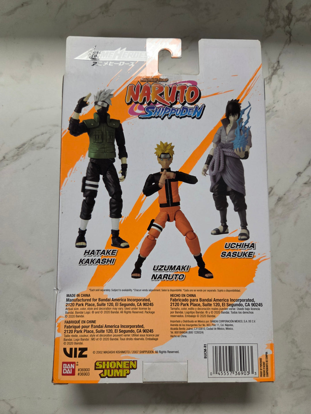 NEW Bandai Naruto Shippuden Anime Heroes Series - Hatake Kakashi Action Figure NT9226