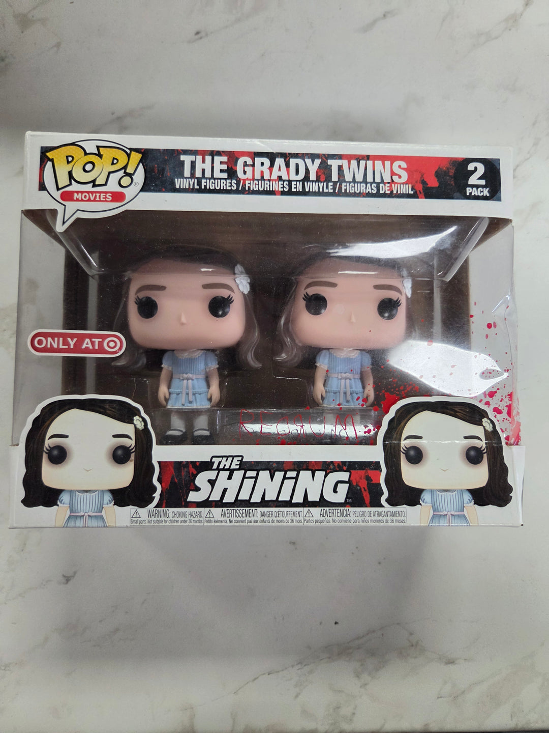 Funko Pop! The Grady Twins 2-Pack, The Shining. Popcultcha Exclusive (PARTIAL COSMETIC DAMAGE) FP9326