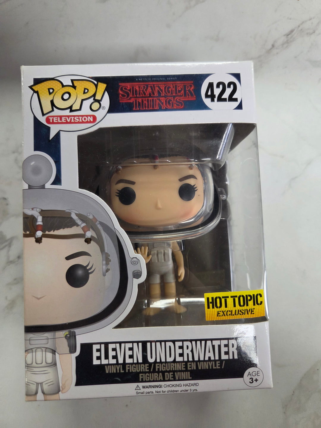 Funko Pop! Eleven Underwater #422, Hot Topic. Stranger Things FP9326