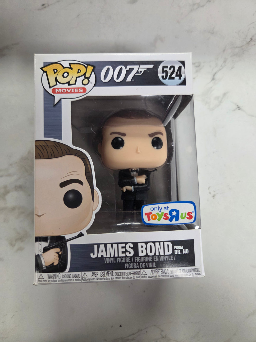 Funko Pop! James Bond from Dr. No #524, Toys R Us. 007 FP9326