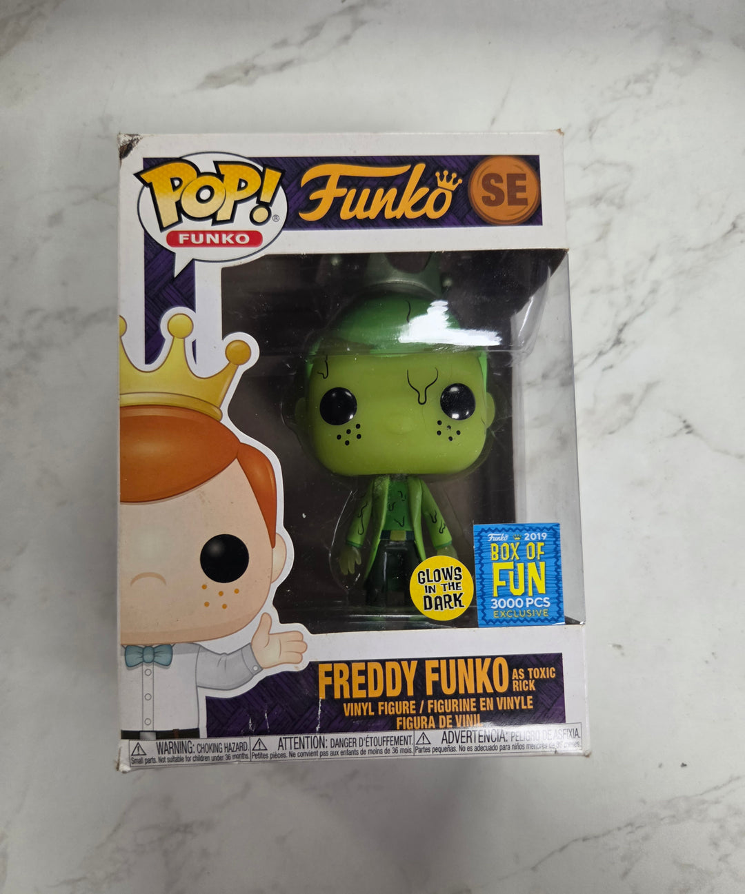 Funko Pop! Freddy Funko As Toxic Rick, Box Of Fun/3000 (COSMETIC BOX DAMAGE) FP9326