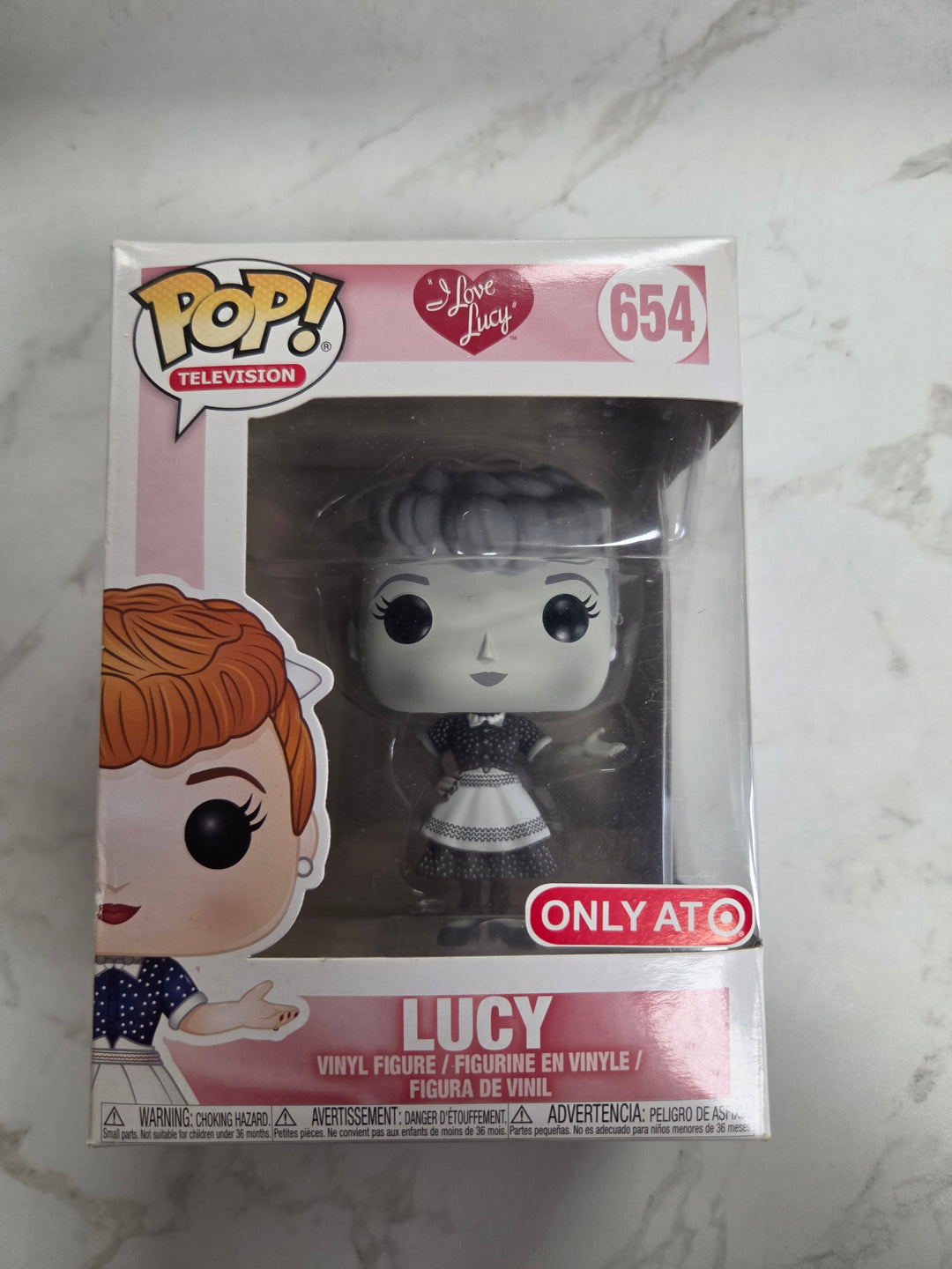 Funko Pop! Lucy [Black White] #654, Target. I Love Lucy FP9326