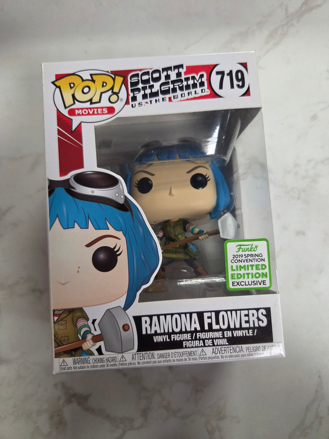 Funko Pop! Ramona Flowers #719, ECCC. Scott Pilgrim vs. the World FP9326