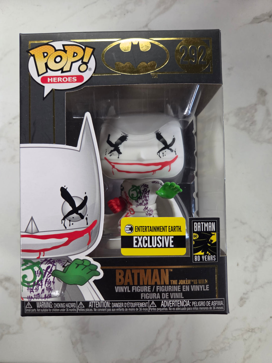 Funko Pop! Batman: The Joker Is Wild #292, Batman: 80th Anniversary FP9326