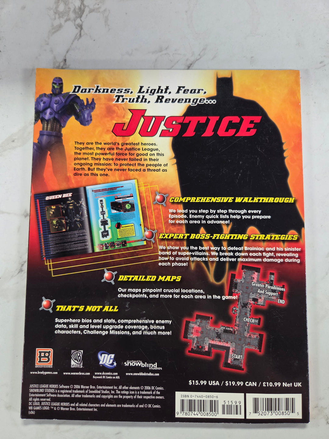 Justice League Heroes [BradyGames] Strategy Guide ST9426
