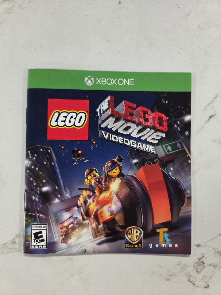 Lego Movie Videogame Xbox One MANUAL ONLY MO9726