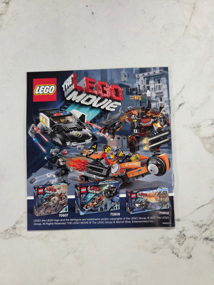 Lego Movie Videogame Xbox One MANUAL ONLY MO9726