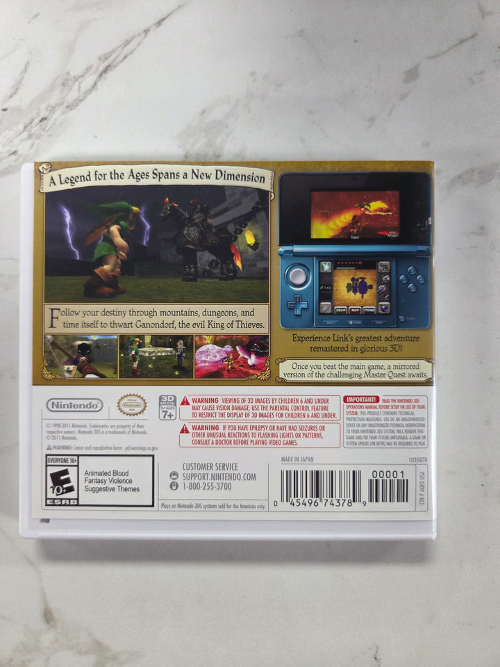Legend of Zelda: Ocarina of Time 3D [Nintendo Selects] Nintendo 3DS CASE ONLY CO9726