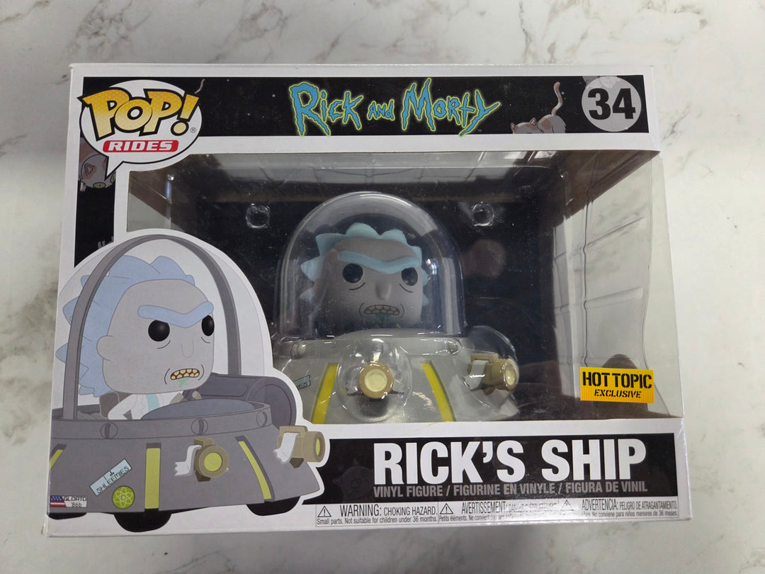 Funko Pop! Rick's Ship #34, Rick and Morty FP9726