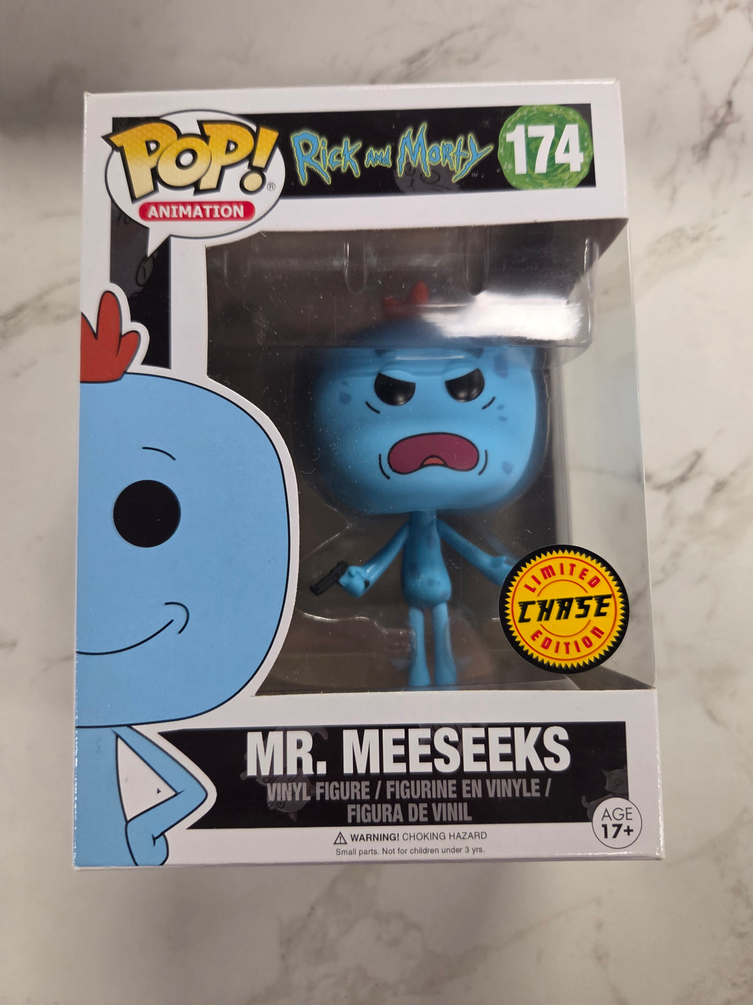 Funko Pop! Mr. Meeseeks [Chase] #174, Rick and Morty FP9726