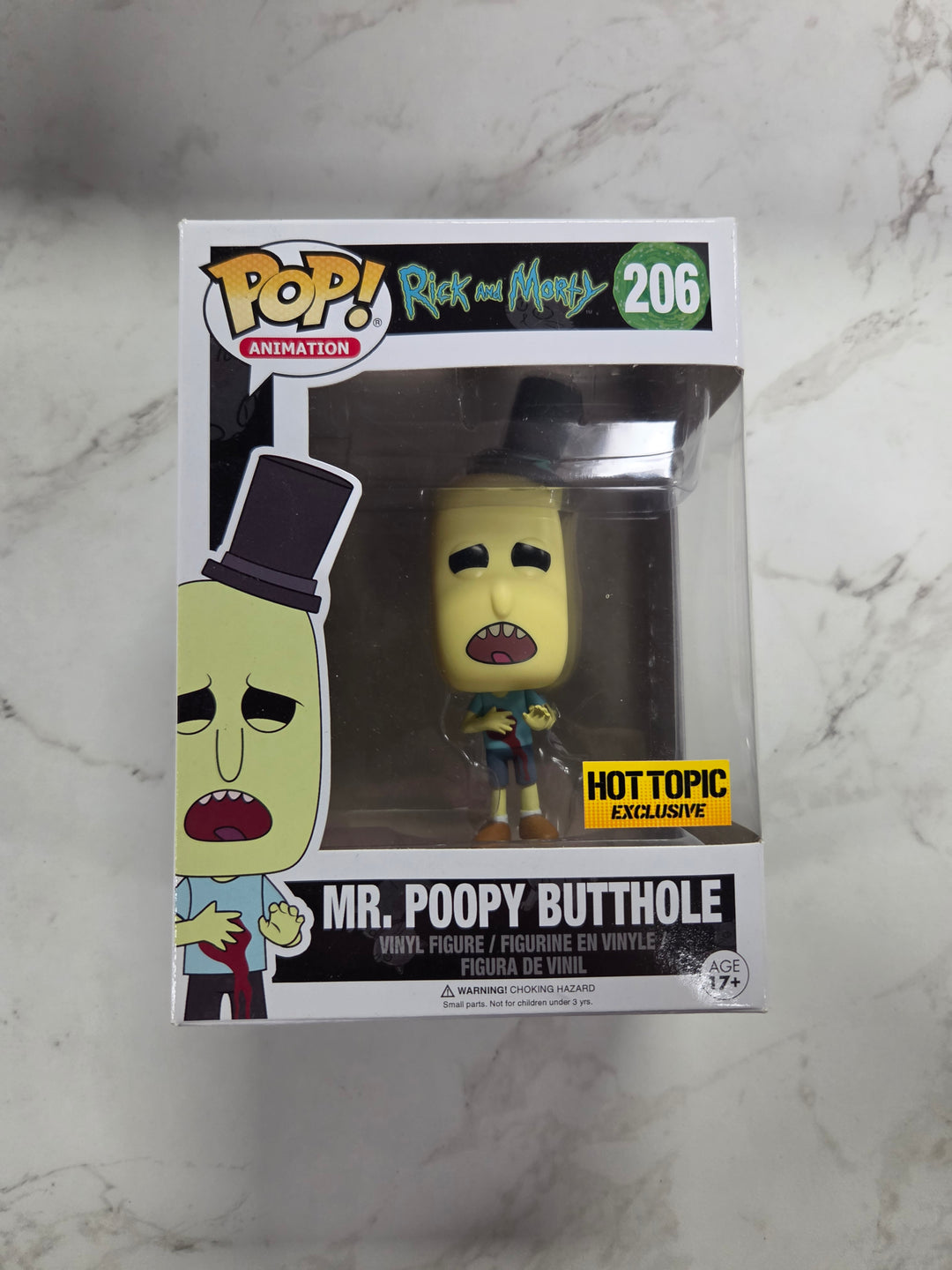 Funko Pop! Mr. Poopy Butthole #206, Rick and Morty FP9726