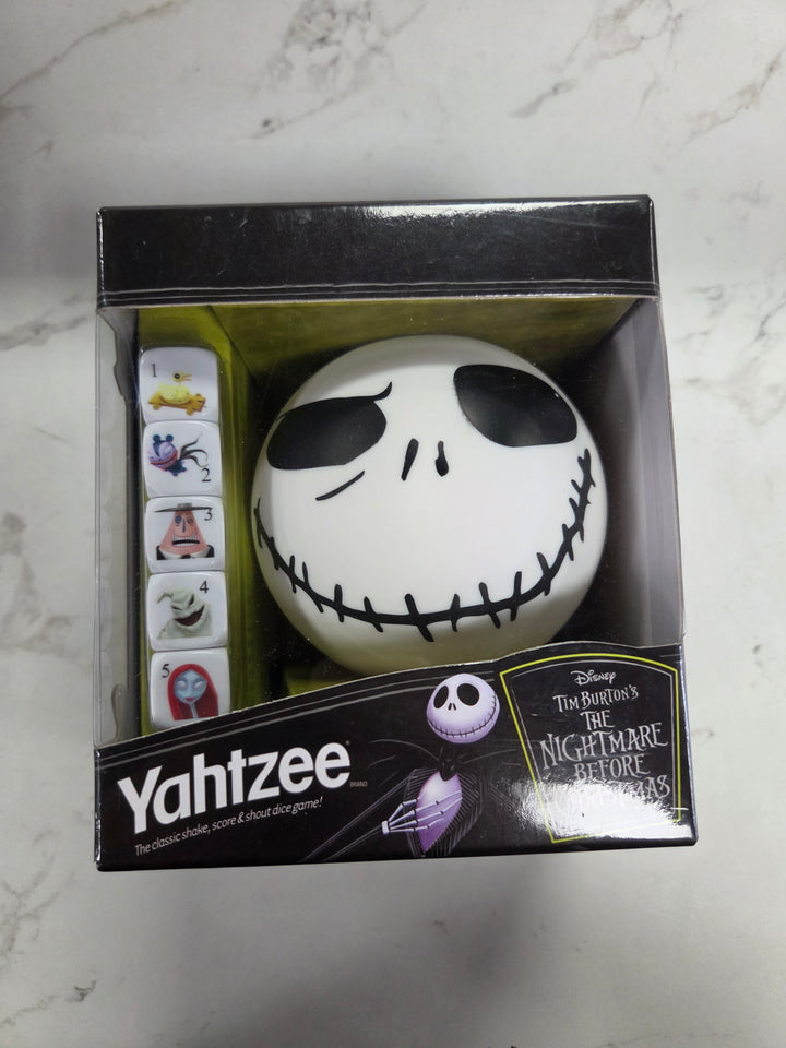 NEW Yahtzee - Disney The Nightmare Before Christmas Dice Game NT91026