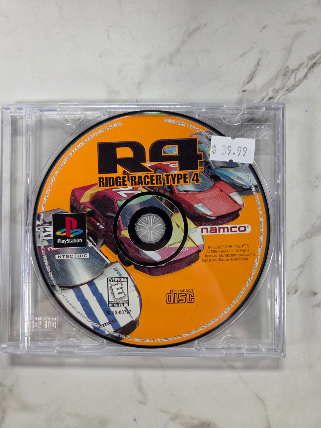 R4: Ridge Racer Type 4 PS1 DISC ONLY DI91026