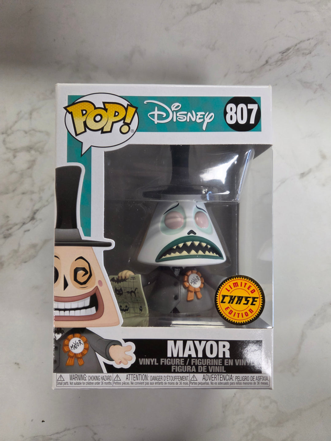 Funko Pop! The Mayor [Chase] #807, Nightmare Before Christmas FP91126