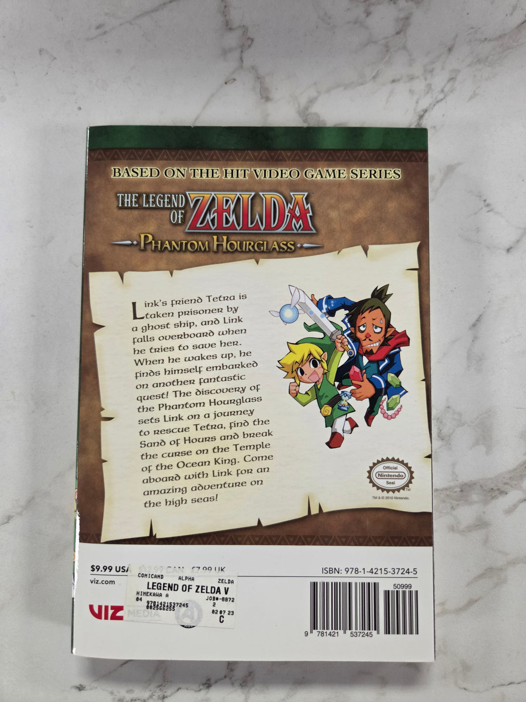Legend of Zelda, Vol. 10: Phantom Hourglass Manga Book UG91126