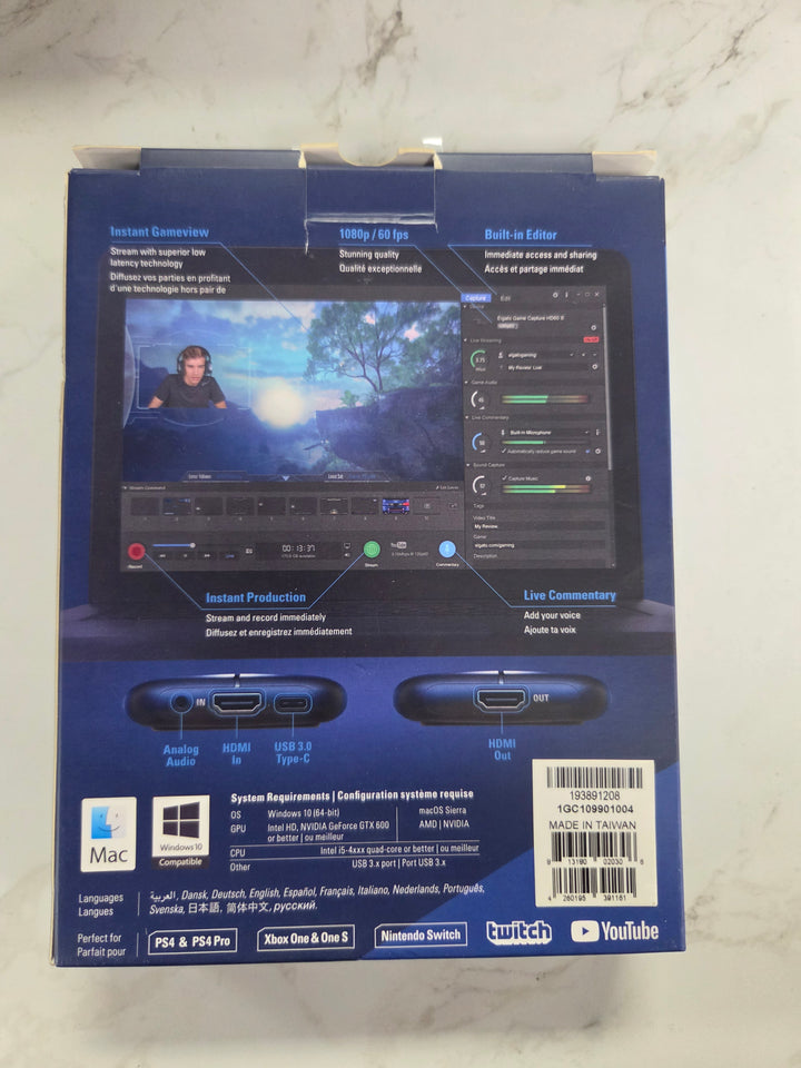 Elgato HD60S Video Capture Device UA91526