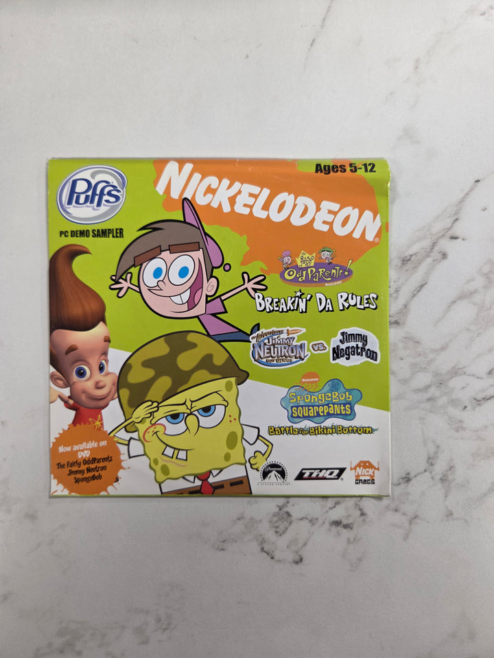 Nickelodeon Puffs PC CD-ROM Demo Sampler PC92926