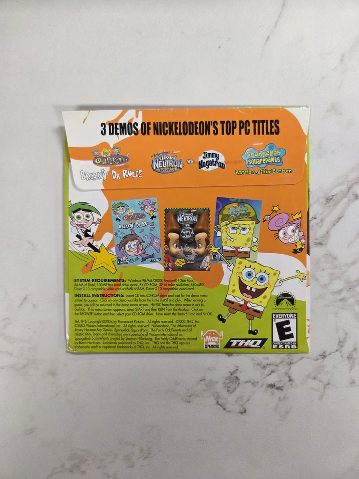 Nickelodeon Puffs PC CD-ROM Demo Sampler PC92926