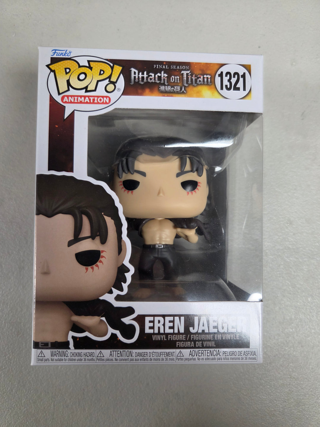 Funko Pop! Eren Jaeger #1321, Attack on Titan FP93026